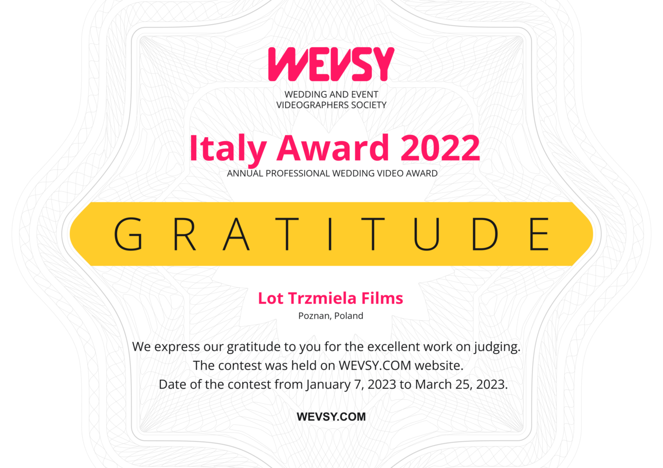 italy award 2022 gratitude for lot trzmiela films 4